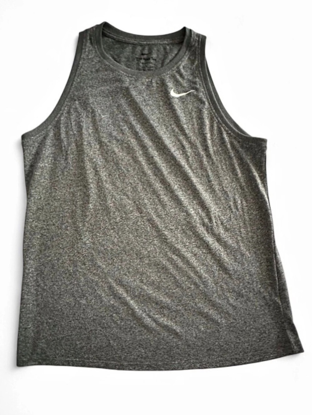 Nike The Nike Tee Dri-FIT Tank Top in Gray Size Medium